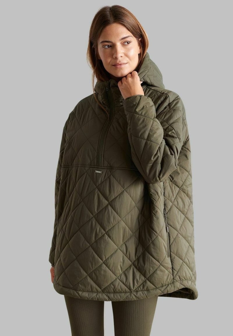 aim’n® OVERSIZED QUILTED ANORAK - Vinterkåpe / -frakk - khaki