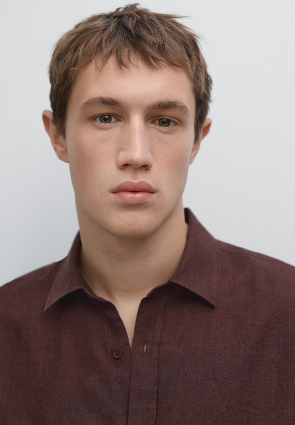 FADED - Shirt - bordeaux4