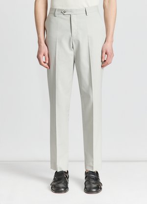 Calliope, PANTALONE LUNGO TINTA UNITA - Chino - grigio artico