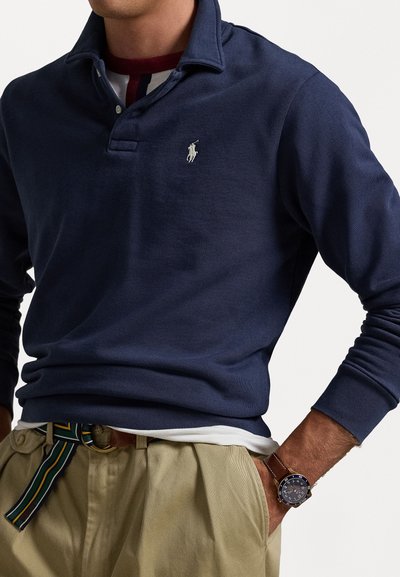Polo Ralph Lauren LOOPBACK COLLARED SWEATSHIRT - Sudadera - cruise navy