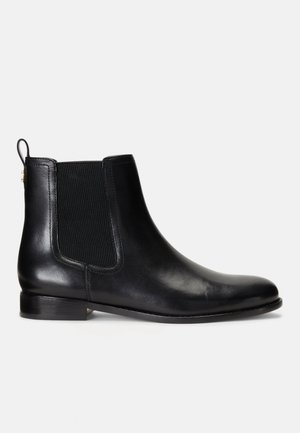 Lauren Ralph Lauren BRYLEE BURNISHED LEATHER BOOTIE - Støvletter - black
