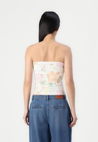 Hollister Co. BARE FOLDOVER REVERSIBILE TUBE - Topp - double cream