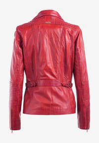 NO N4ME Lederjacke - rot