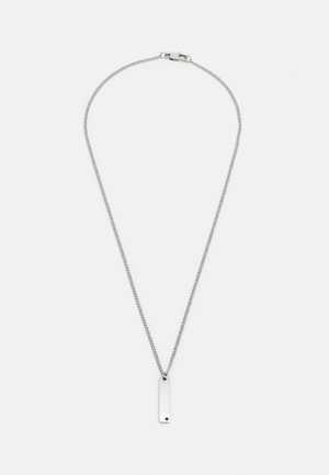 Orelia BAR PENDANT UNISEX - Collana - silver-coloured/green