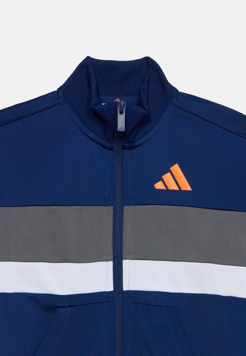 adidas TIBERIO UNISEX SET - Chándal - dark blue/pure orange/grey — foto 4