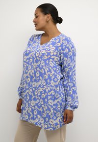 Kaffe Curve - AMI PRINTED - Blouse - ultramarine white flower Thumbnail Image 1