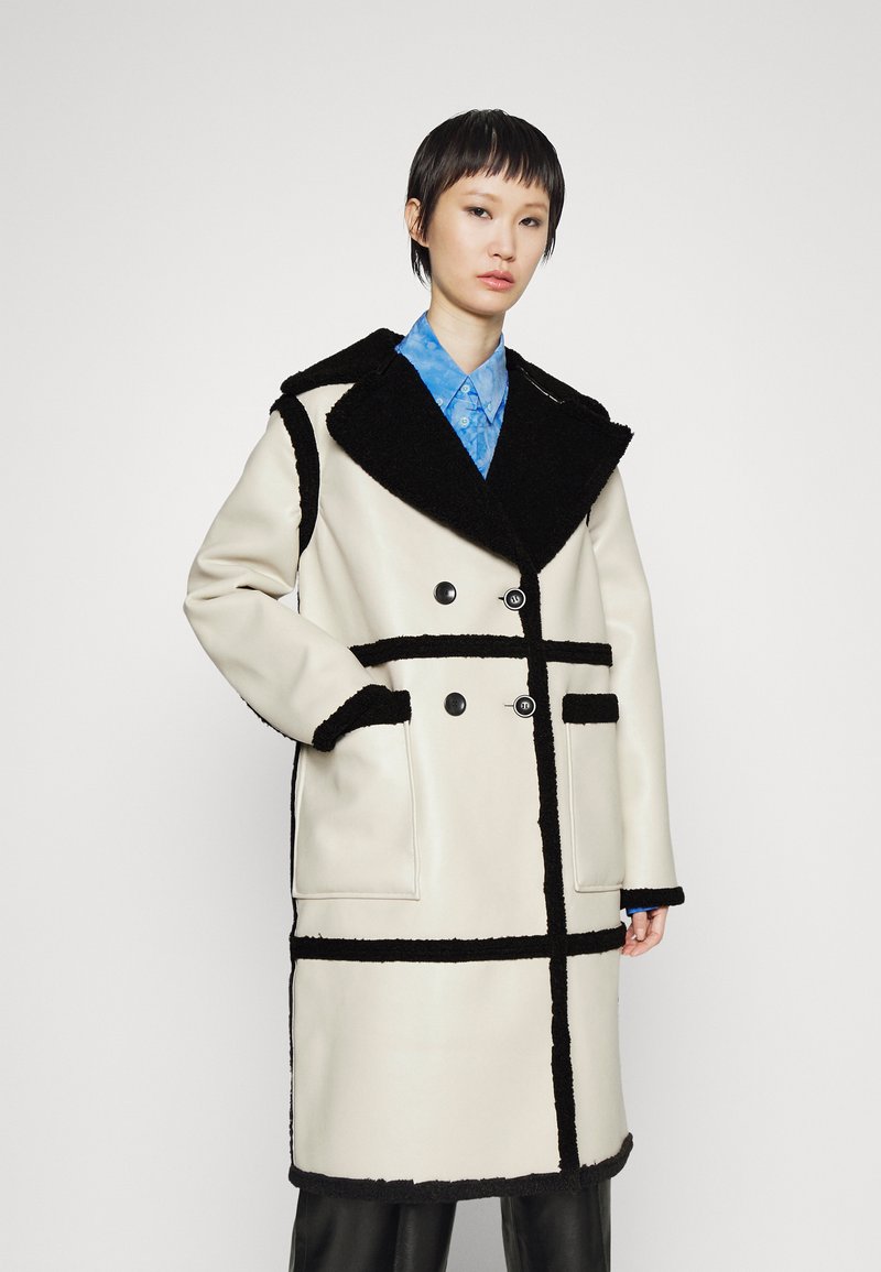 Proenza Schouler White Label COAT Klassischer Mantel off white