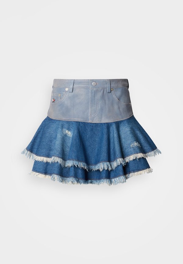 SKIRT - A-line skirt - indigo wash3