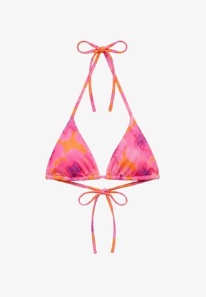 PULL&BEAR, FLORAL - BIKINI TOP - Bikinitop - pink