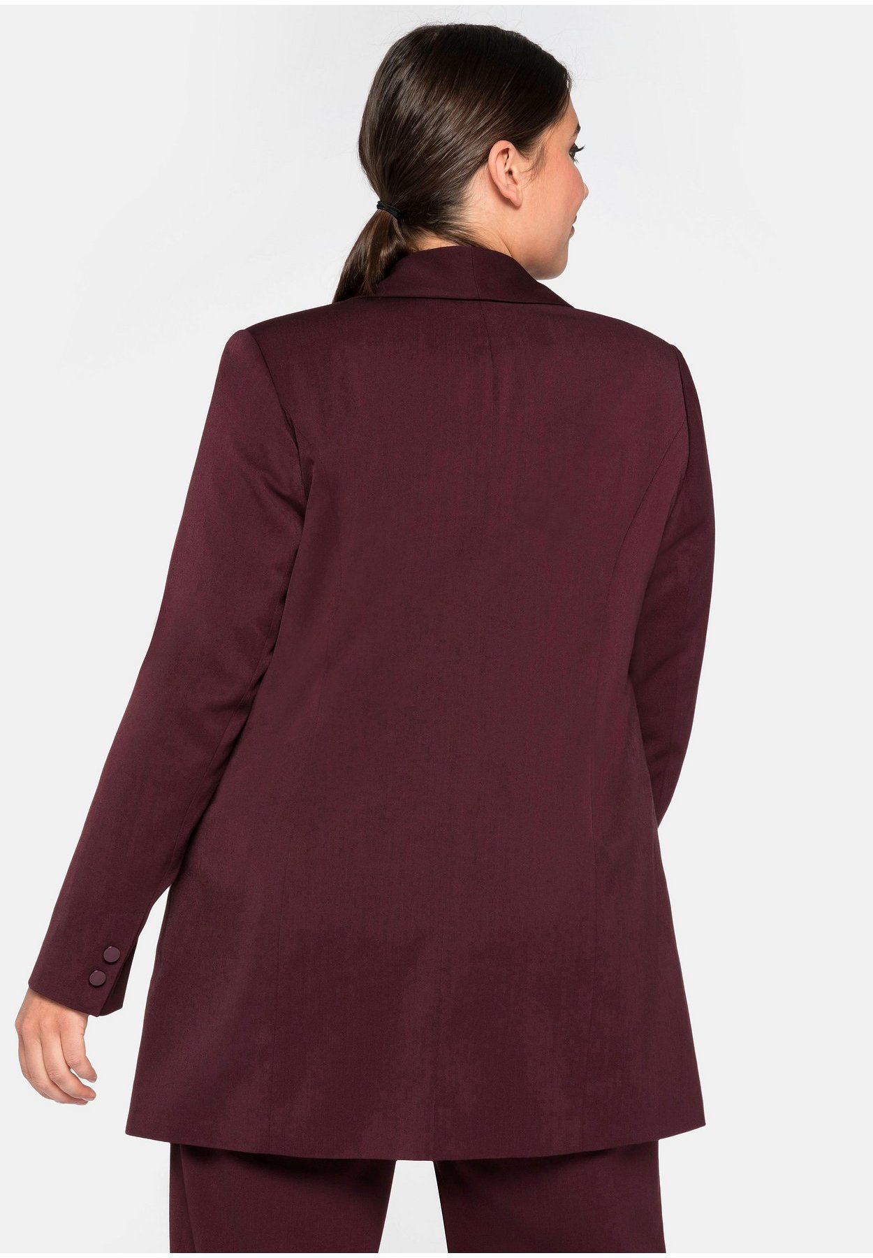 aubergine blazer