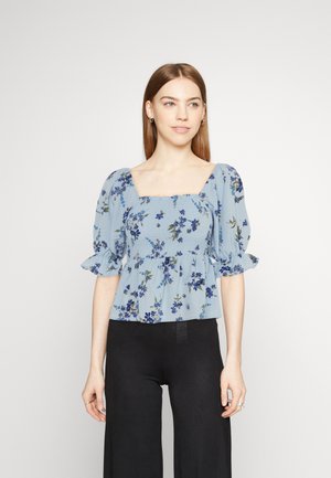 Vero Moda VMLUCA SMOCK - Μπλούζα - skyway