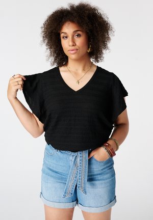MS Mode, TOP - Blouse - black