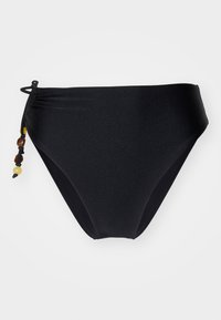 PALERMO HIGH WAISTED LOOP SIDE PANT - Bikini bottoms - black
