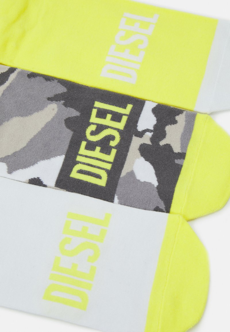 Herren Unterhosen | Diesel SKM-RAY-THREEPACK 3 PACK Socken gray/white/yellow/dunkelgrau - DX70374 Herren Unterhosen | Diesel SKM-RAY-THREEPACK 3 PACK Socken gray/white/yellow/dunkelgrau - DX70374