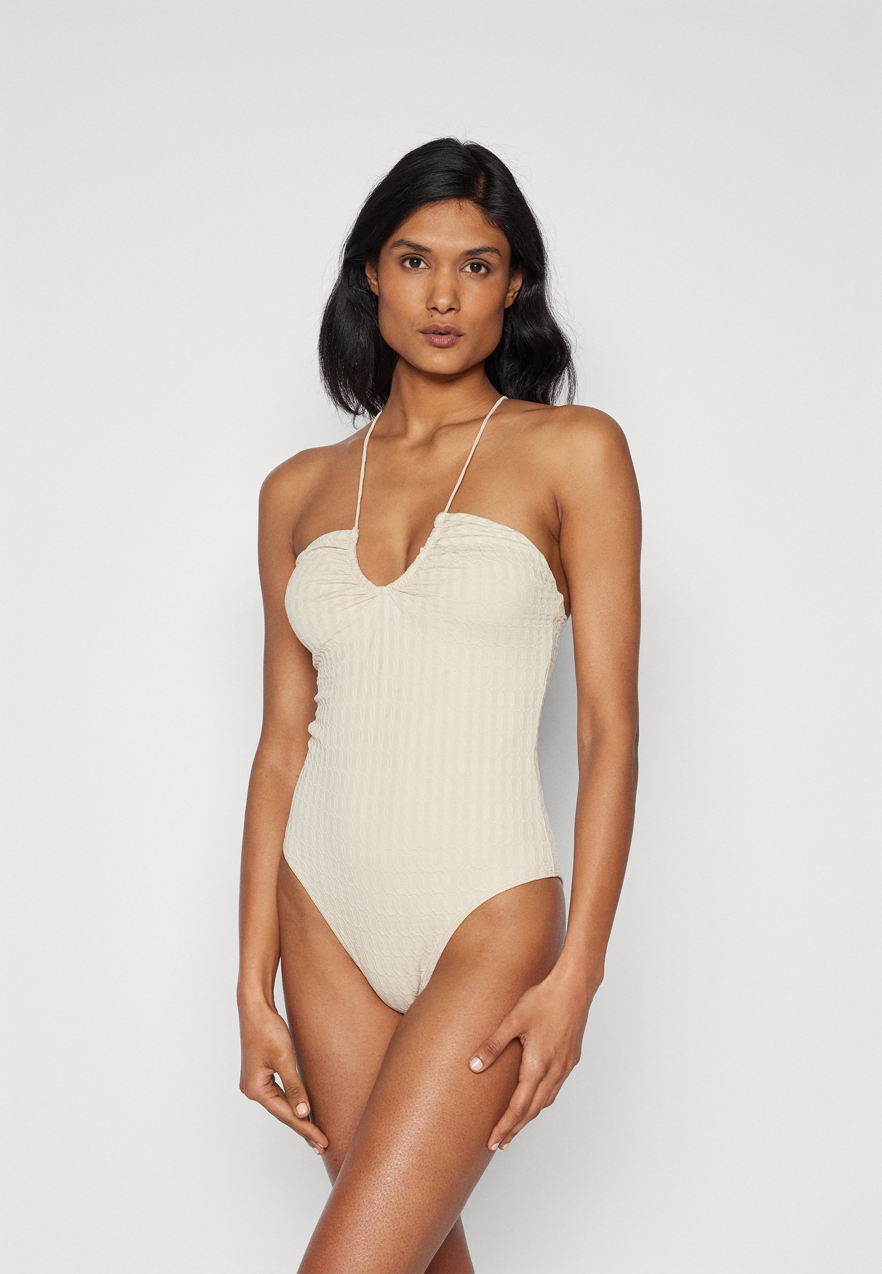 By Malene Birger GIABRA - Badedrakt - oyster gray/beige