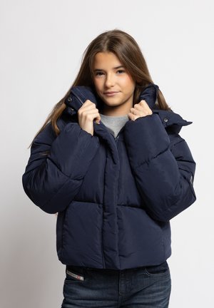 Looxs Revolution, BOMBER HOODED WINTERJAS CHILI RED - Winterjas - blauw