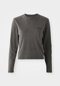 CHRISTIANA TEE - Ilgarankovis viršutinės dalies drabužis - black