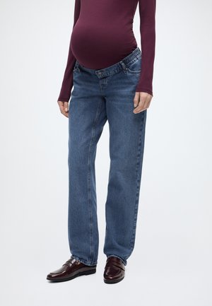 MAMALICIOUS MLCLARA  - Sirgete säärtega teksad - medium blue denim