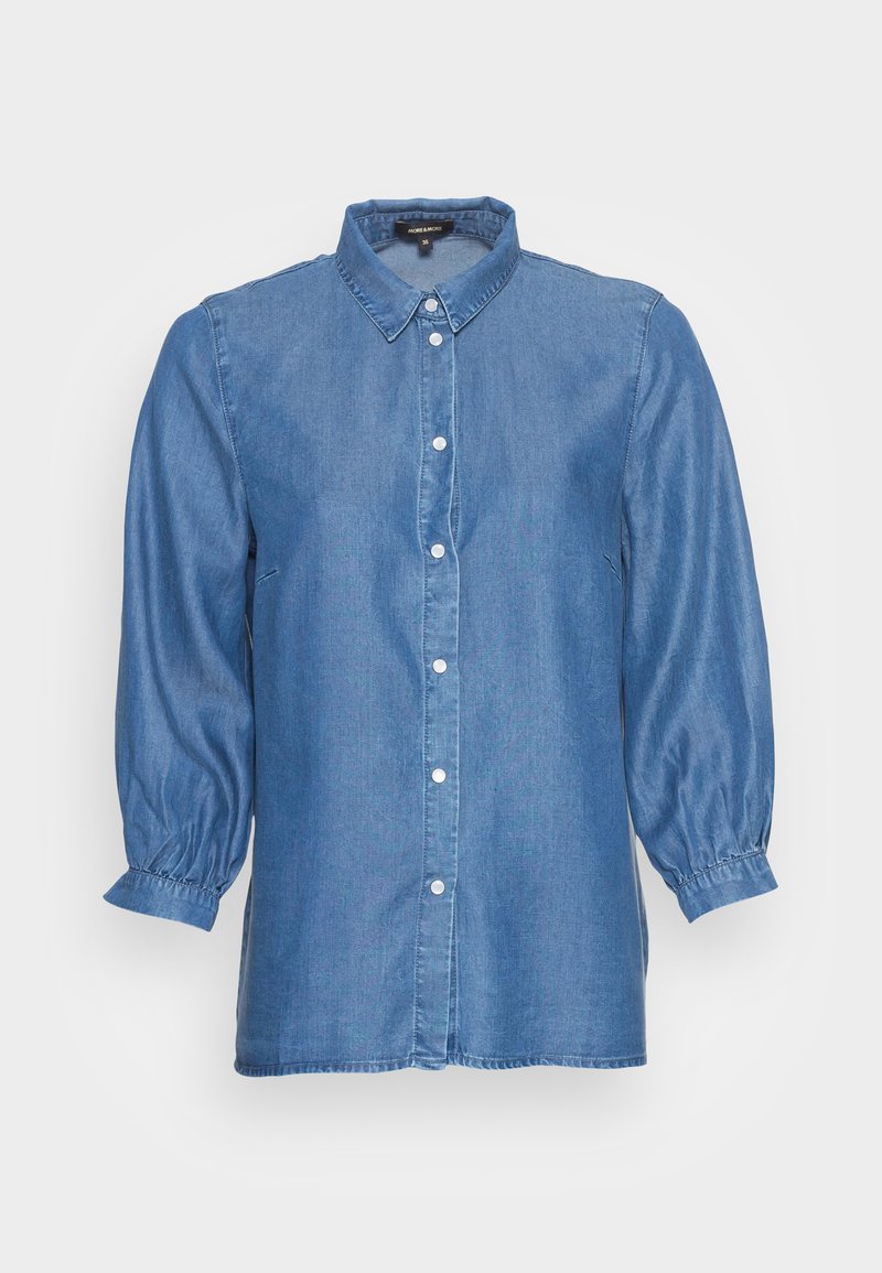 More & More Bluse blue denim