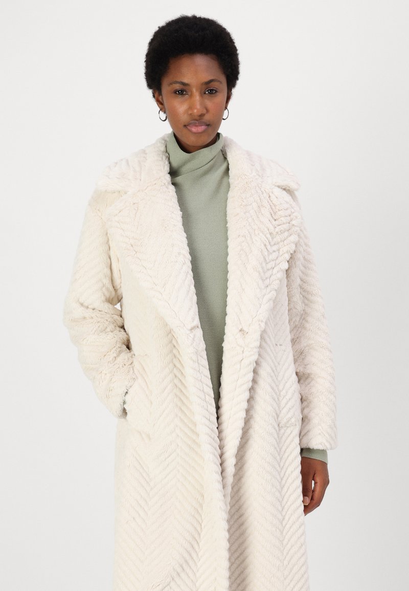 Sheepskin Coat Marc Cain Mantel Wolle Teddy Mantel Mantel Marc