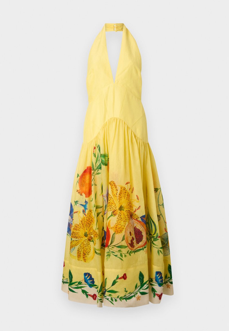 dahlia halter maxi dress Alemais GOWN - - lemon/yellow brand_sndys