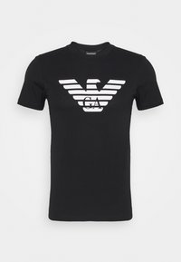 Print T-shirt - blu navy