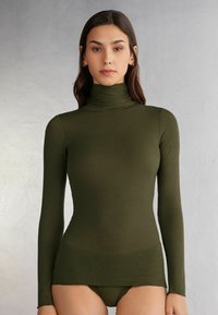 Intimissimi HOCHGESCHLOSSENES -ULTRALIGHT - Tílko - green