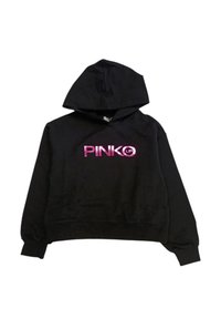 Pinko LOGO - Felpa con cappuccio - nero