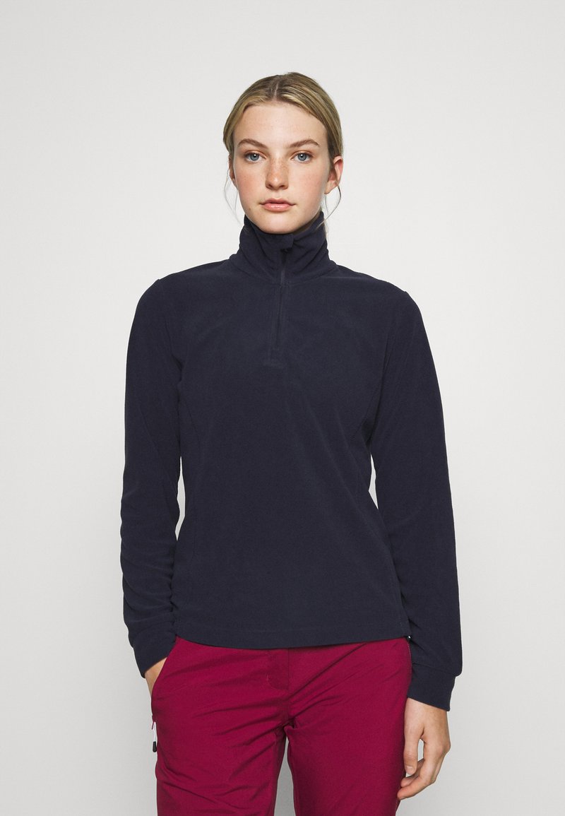 CMP WOMAN - Felpa in pile - black/blue