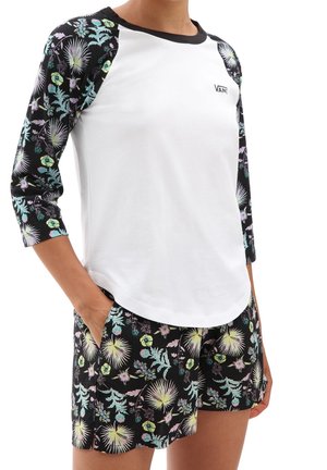 Langærmet T-shirt - white