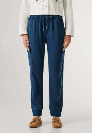 MID WAIST JOGGER NEW CRUSADE - Pantaloni cargo - deep sea blue