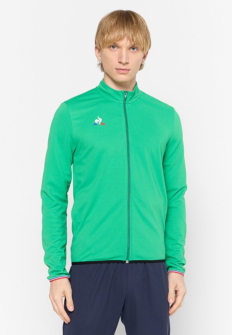 Le Coq Sportif Sweater met rits groen Le Coq Sportif Sweater met rits groen