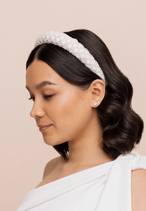 Celebride HEADBAND WITH BEADS - Accessori capelli - offwhite pearls