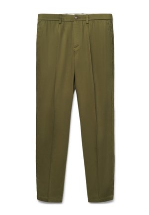 Calliope, PANTALONE LUNGO TINTA UNITA - Chinos - verde militare