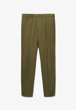 Calliope, PANTALONE LUNGO TINTA UNITA - Chinos - verde militare