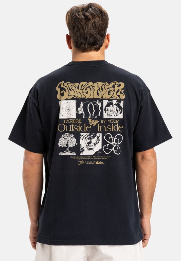 OUTSIDE INSIDE  - Print T-shirt - kvj