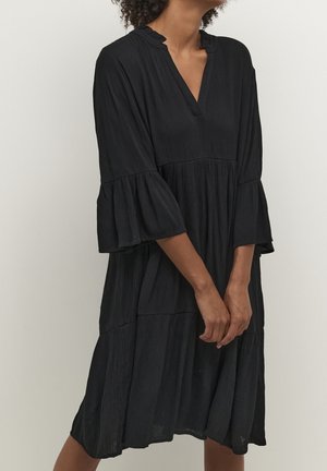 Jurk - mottled black