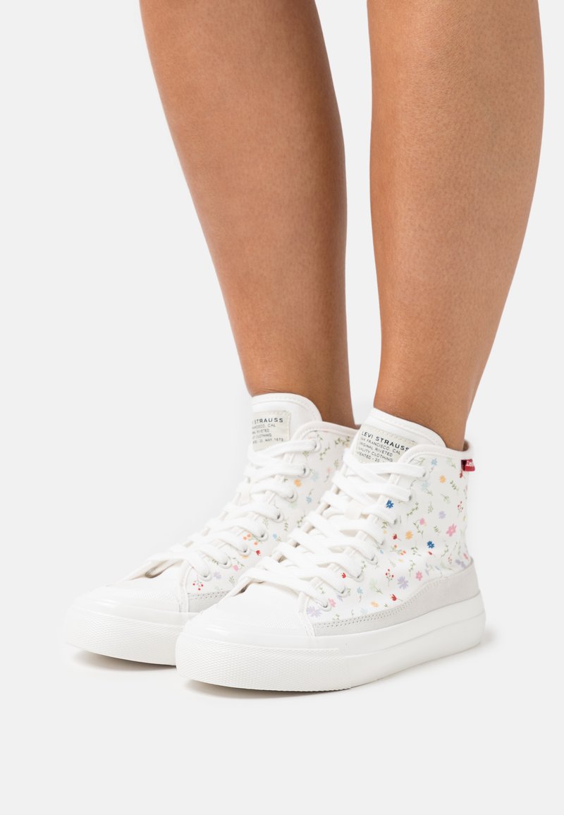 Levi's® SQUARE Hightop trainers regular white/white Zalando.ie
