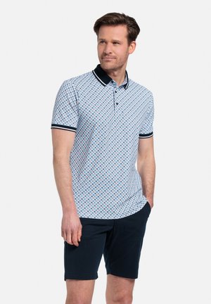 MODERN FIT KRAAG - Polo - orange blue