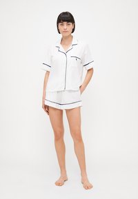 Polo Ralph Lauren SHORT SLEEVE PJ - Σετ πιτζάμας - white cloud