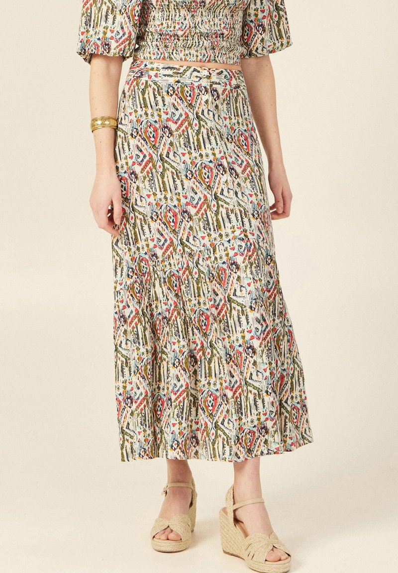 BONOBO Jeans AUSGESTELLTER  - Falda larga - multicolore