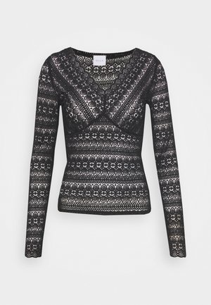 VICHIKKA VNECK - Blouse - black