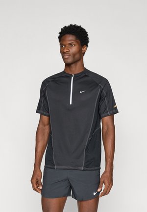 RETRO TOP - T-shirt de sport - black/reflective silver-coloured