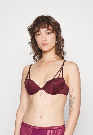 LASCANA Push-up BH - portwine