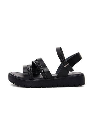 Platform sandals - black