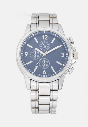 Pier One UNISEX - Montre - silver-coloured/blue