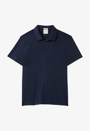 Calvin Klein, SLIM SUPIMA LOGO PATCH - Polokošeľa - dark sapphire