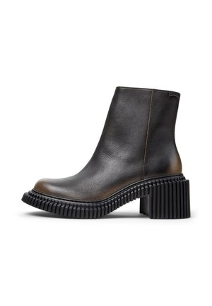 PIX LONDON - Platform ankle boots - schwarz braun