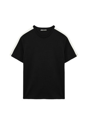 CREW NECK  - T-shirt - bas - black