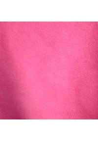 Bright pink fabric with a soft, felt-like texture. Uniform color with no patterns or accents visible. Smooth and slightly fuzzy surface.
